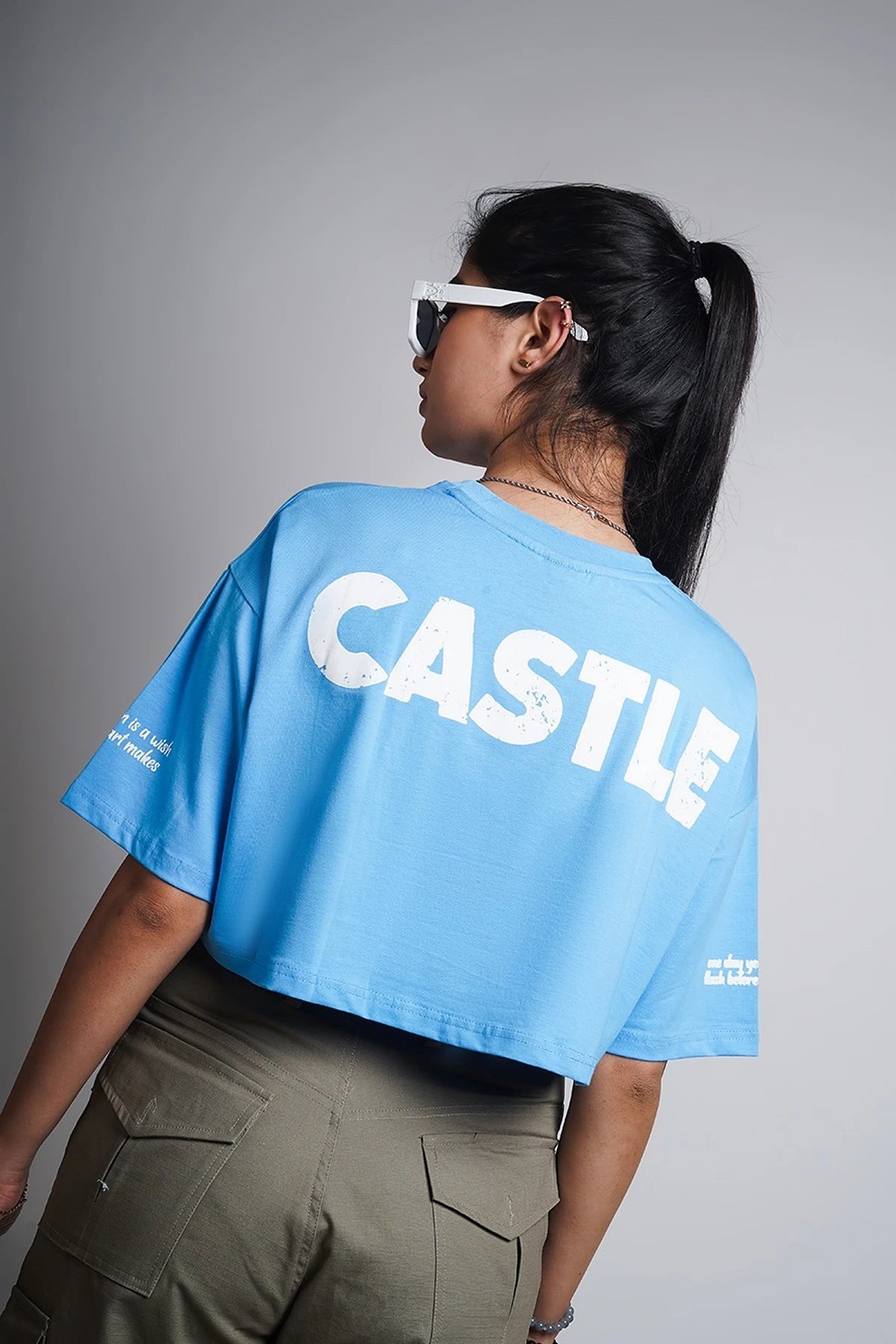 Castle Oversized Crop Top