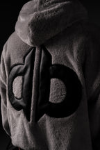 GREY SHERPA HOODIE