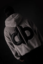 GREY SHERPA HOODIE
