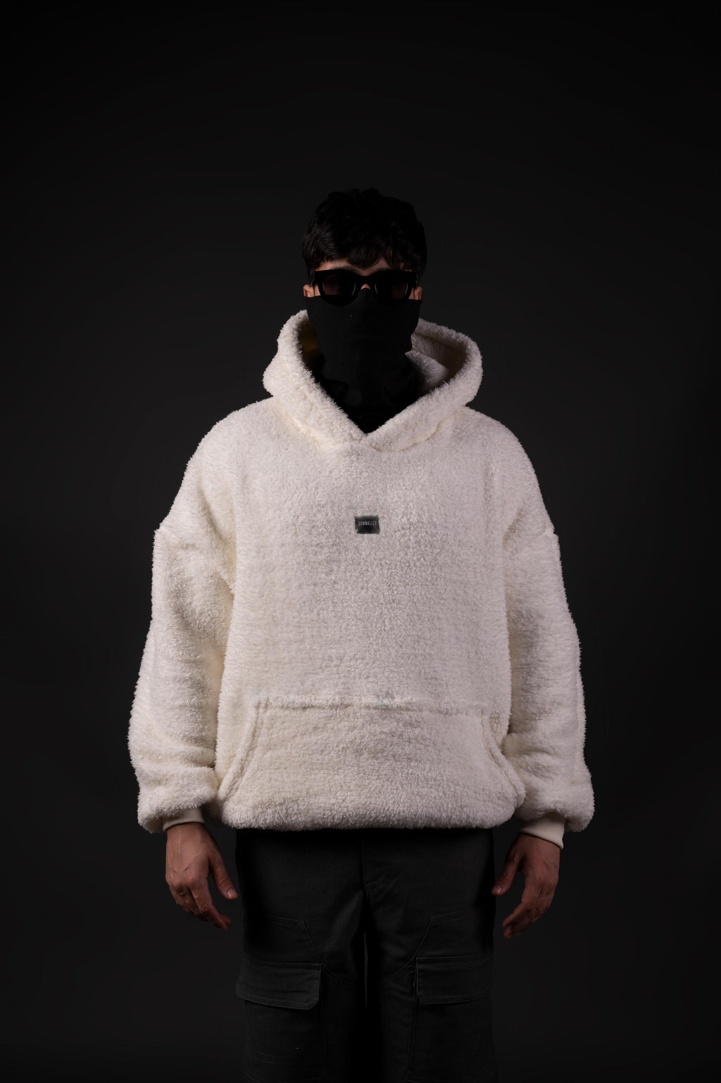 CREAM SHERPA HOODIE