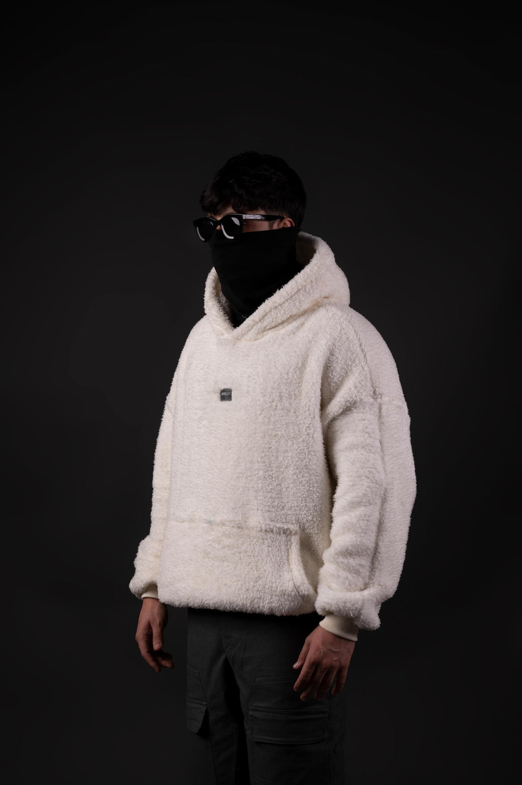 CREAM SHERPA HOODIE
