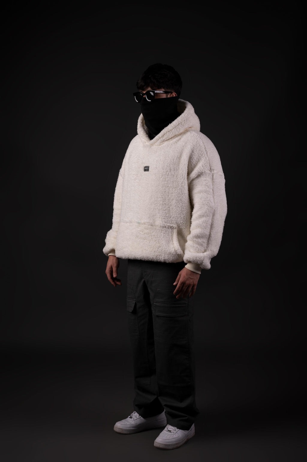 CREAM SHERPA HOODIE