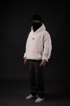 CREAM SHERPA HOODIE