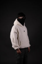 CREAM SHERPA HOODIE