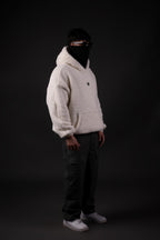 CREAM SHERPA HOODIE