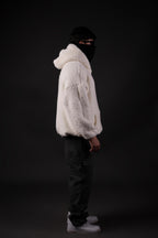 CREAM SHERPA HOODIE