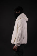 CREAM SHERPA HOODIE