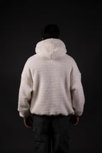 CREAM SHERPA HOODIE
