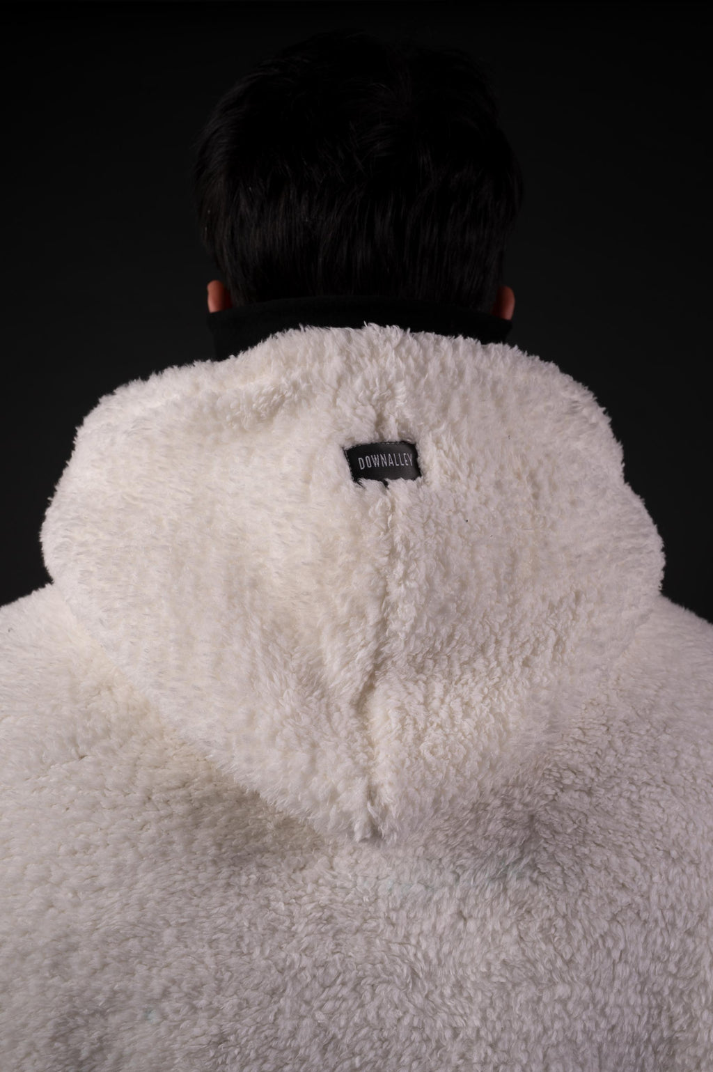 CREAM SHERPA HOODIE
