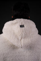 CREAM SHERPA HOODIE