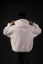CREAM SHERPA HOODIE