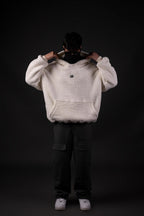 CREAM SHERPA HOODIE