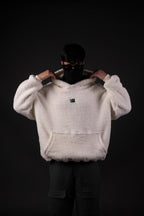 CREAM SHERPA HOODIE