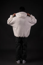 CREAM SHERPA HOODIE